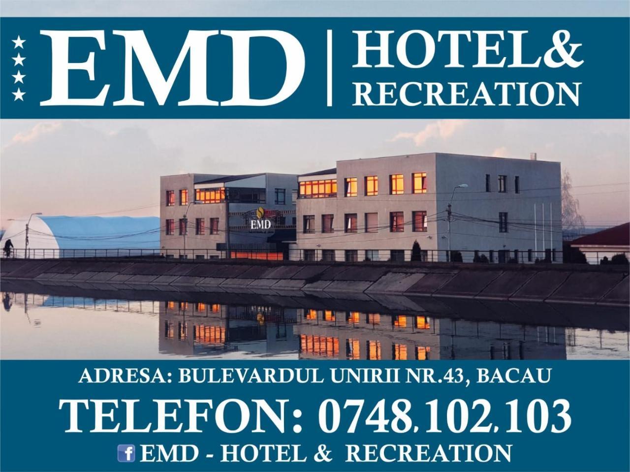 Hotel EMD Bacău Buitenkant foto